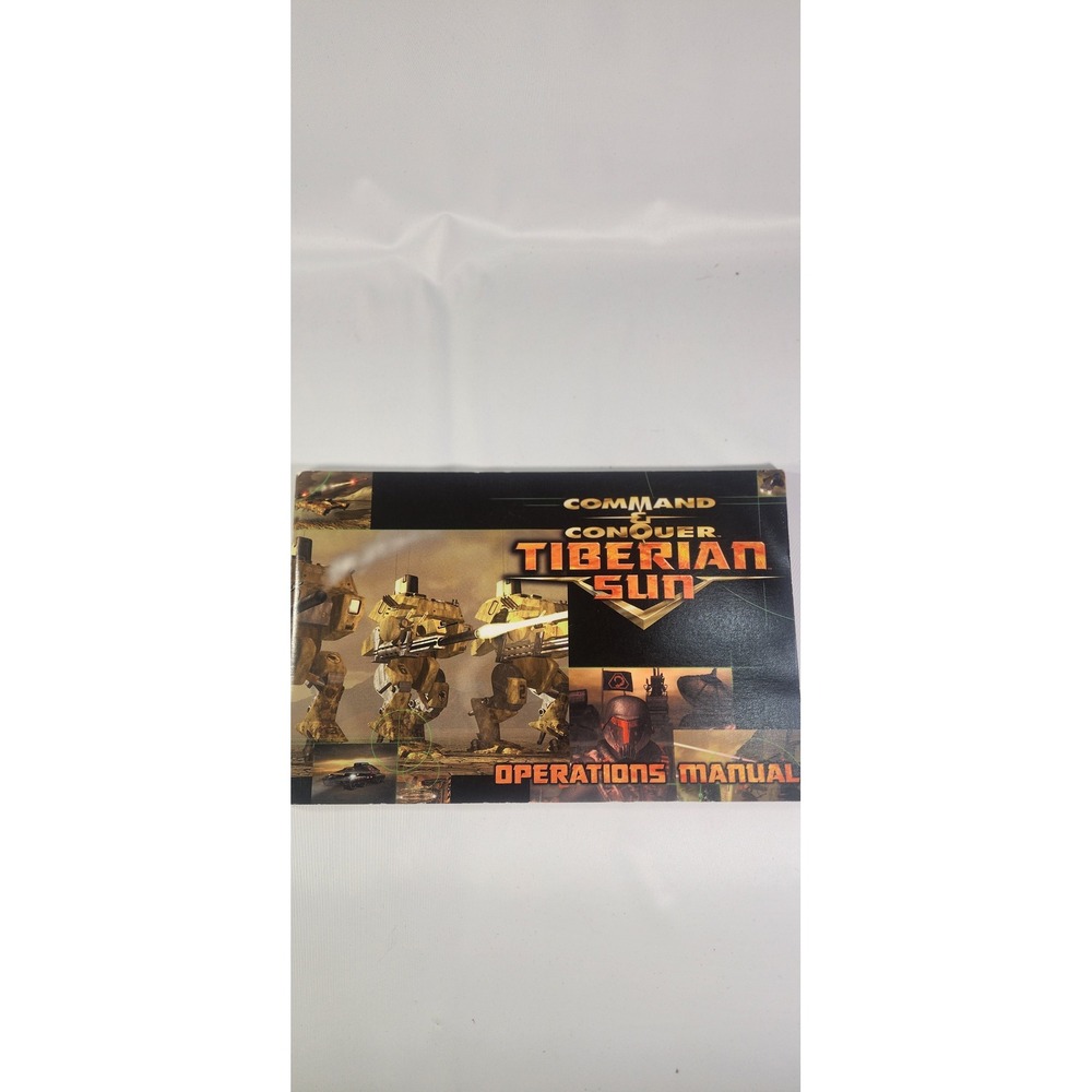 Command & Conquer Tiberian Sun Operations Manual Only PC Game